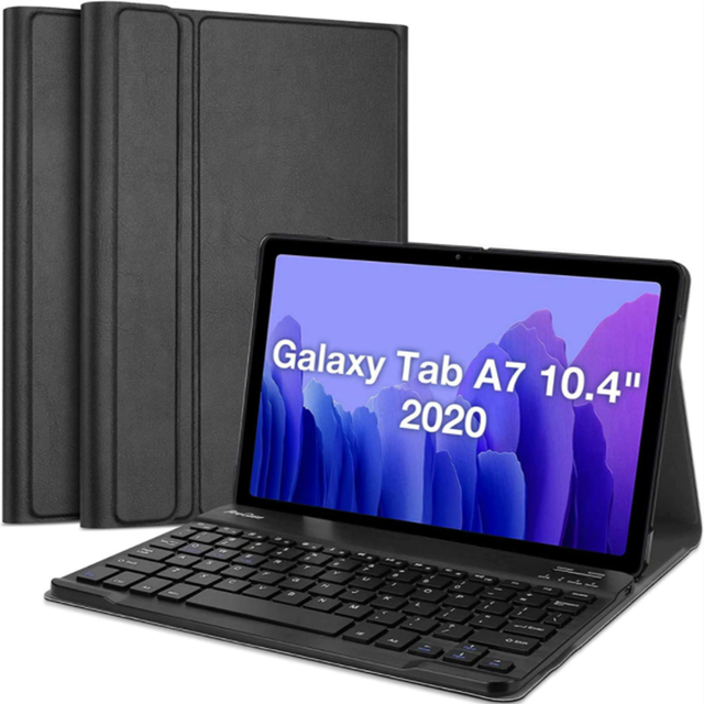 For Samsung galaxy Tab A7 Wireless Keyboard case Cover for Tab A7 T510/T515 with Keyboard