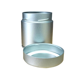 Premium Eco-friendly Custom Printing Tinplate <b>Jar</b> Round Metal Empty Matcha Herb Tea Metal Tin Airtight Smell Proof Storage <b>Jar</b> - Product Image 3