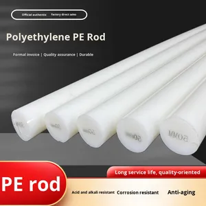 Aşınmaya dayanıklı malzeme yüksek yoğunluklu polietilen beyaz HDPE çubuk - Product Image 4