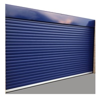 Porte enroulable industrielle électrique en acier inoxydable à bas prix, portes enroulables en métal, volets roulants pare-balles, porte de garage
