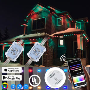 Iluminación LED Exterior Impermeable IP68 2026, Personalizable, Direccionable, DC48V, Decoración Navideña, Luces Permanentes para Fiestas - Product Image 2