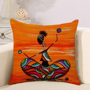 Housses de <span class=keywords><strong>coussin</strong></span> décoratives africaines en tricot carré 45cm * 45cm pour la maison, l'hôtel et l'hôpital. - Product Image 6