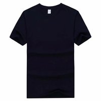 T-shirt col rond noir pour hommes et femmes, haut à la mode de styliste,