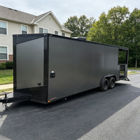 Remorque alimentaire entièrement équipée à vendre, camion-restaurant mobile pour BBQ, remorque de restauration rapide, idéale pour les vendeurs de rue et les festivals