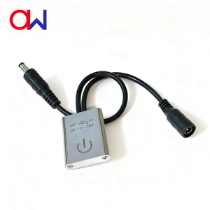 Interrupteur variateur Awl à capteur tactile DC 12V 24V pour bande LED, miroir de maquillage, table de beauté 60W 120W, corps métallique IP21 - Product Image 6