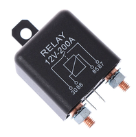 Relais de charge électrique à 4 broches 12V CC 200 Ampères, relais électronique pour voiture, bateau, service continu SPST