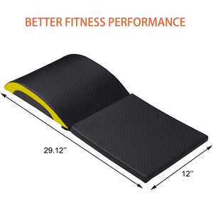 Protector de Coxis para Yoga y Pilates, Tapete para Abdominales, Tapete de Entrenamiento para el Core, para Abdominales y Ejercicios Abdominales con Gama Completa de Movimiento - Product Image 2