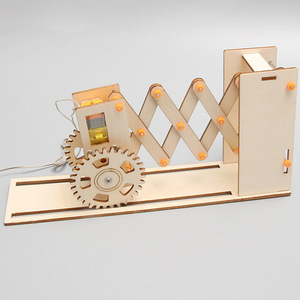 Puerta Retráctil Eléctrica DIY de Madera para Estudiantes de <span class=keywords><strong>Primaria</strong></span> <span class=keywords><strong>y</strong></span> <span class=keywords><strong>Secundaria</strong></span> de 7 a 14 Años, Set de Experimentos STEAM, Caja de Regalo - Product Image 5
