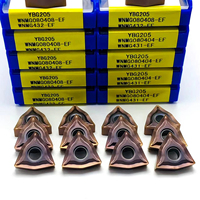 WNMG080404-EF Herramientas de Torneado CNC, Insertos de Carburo para Torno CNC, para Acero Inoxidable