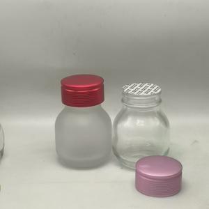 Nahrungs ergänzungs mittel Paste Pille Vitamin Tablette Pulver Trank Medizinische Chemie Glasflasche 80ml Spezial fett körper mit geripptem Deckel - Product Image 5