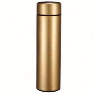 Custom 500ml Double Wall Vacuum Insulated Stainless Steel Smart Water Bottle LED Digital Temperature Display <b>Tea</b> <b>Infuser</b> - Product Image 3