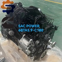 Moteur Cummins OEM de haute qualité pour pelles 6BTA5.9-C180 6BT Moteur 4 temps