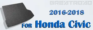 แผ่นปูพื้นรถยนต์สำหรับ Honda Civic,แผ่นปูพื้นรถยนต์สำหรับ Honda Civic ปี2016 2017 2018 2019 2020 2021
