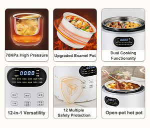 <span class=keywords><strong>Olla</strong></span> a Presión Eléctrica Multifuncional Más Vendida, <span class=keywords><strong>Olla</strong></span> Inteligente Automática, <span class=keywords><strong>Olla</strong></span> Arrocera Inteligente, <span class=keywords><strong>Olla</strong></span> de Esmalte de 6L - Product Image 4