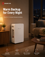 Système de Stockage d'Énergie Domestique Modulaire 2,5 kWh 25,6 V LFP 100 Ah avec Prise en Charge Parallèle de 15 Batteries Solaires - Chisage