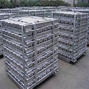 Lingotes de Plomo, Aleación de Aluminio, Zinc Puro y Lingotes de Estaño de Metal Puro 99.994% a Precio Económico - Product Image 1