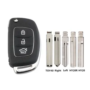 Flip Remote Car Key Shell Case For Hyundai Solaris ix35 ix45 ELANTRA Santa Fe HB20 Verna HY15/HY20/TOY40 Blade 3 Buttons