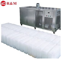 Machine à glaçons commerciale entièrement automatique Big ICE pour la production de blocs de glace de 500 kg, 0,5 tonne, 150 kg, machine à fabriquer des briques de glace