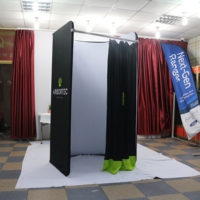 Rideaux en tissu pliables combinés, modernes, pour les magasins de détail intérieurs, les magasins de vêtements, les cabines d'essayage portables