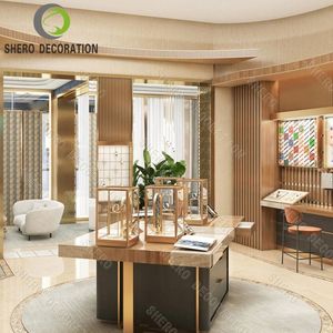 Mueble de Exhibición de Joyería Curvo con Iluminación LED de Lujo Moderno, Vitrina Redonda de Vidrio Personalizada de Alta Gama para la Venta - Product Image 6