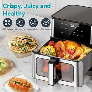 1500W Digital Visible Air <b>Fryer</b> 6L Home Appliance Stainless Steel Oil-Free Healthy Cooking for Households air <b>Fryer</b> Cooker - Product Image 4