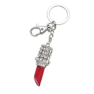 Portachiavi portachiavi in vetro con Design rossetto senza scatola - Product Image 1
