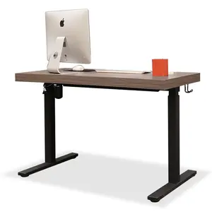 Meja kerja berdiri elektrik pintar, pengisian daya nirkabel, meja angkat, meja komputer, Meja kerja, mengangkat, meja kantor