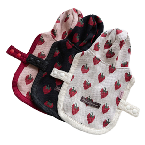 하이 칼라 코튼 친환경 모던 프린트 겨울/봄 강아지 후드티 프렌치 불독 요크셔 테리어 귀여운 2발 의류 - Product Image 2