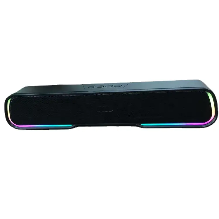 Magnetisches RGB-Licht 10W Sound bar Inalambrico Altavoz TV Heimkino-Sound bar Drahtloser Woofer-Lautsprecher