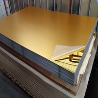 Panneau acrylique miroir doré personnalisé pour la décoration de plafond, panneau acrylique miroir doré, feuilles de plastique
