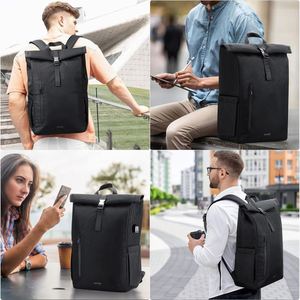 Free Sample Large Capacity <b>Laptop</b> <b>Backpack</b> With Shockproof Inner Bag Business Roll Top <b>Backpack</b> <b>Laptop</b> Bag - Product Image 5