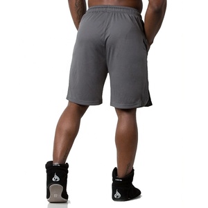 FifoSports Custom Logo Plus Size High Waist Gym Shorts Pakistan Made Polyester Mesh Panel Knitted Jersey <b>Drawstring</b> Closure - Product Image 2