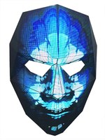 Proveedor profesional de pantallas Led de pared de vídeo Led P4 P5 pantallas Led con forma de cara enorme para Club DJ Disco