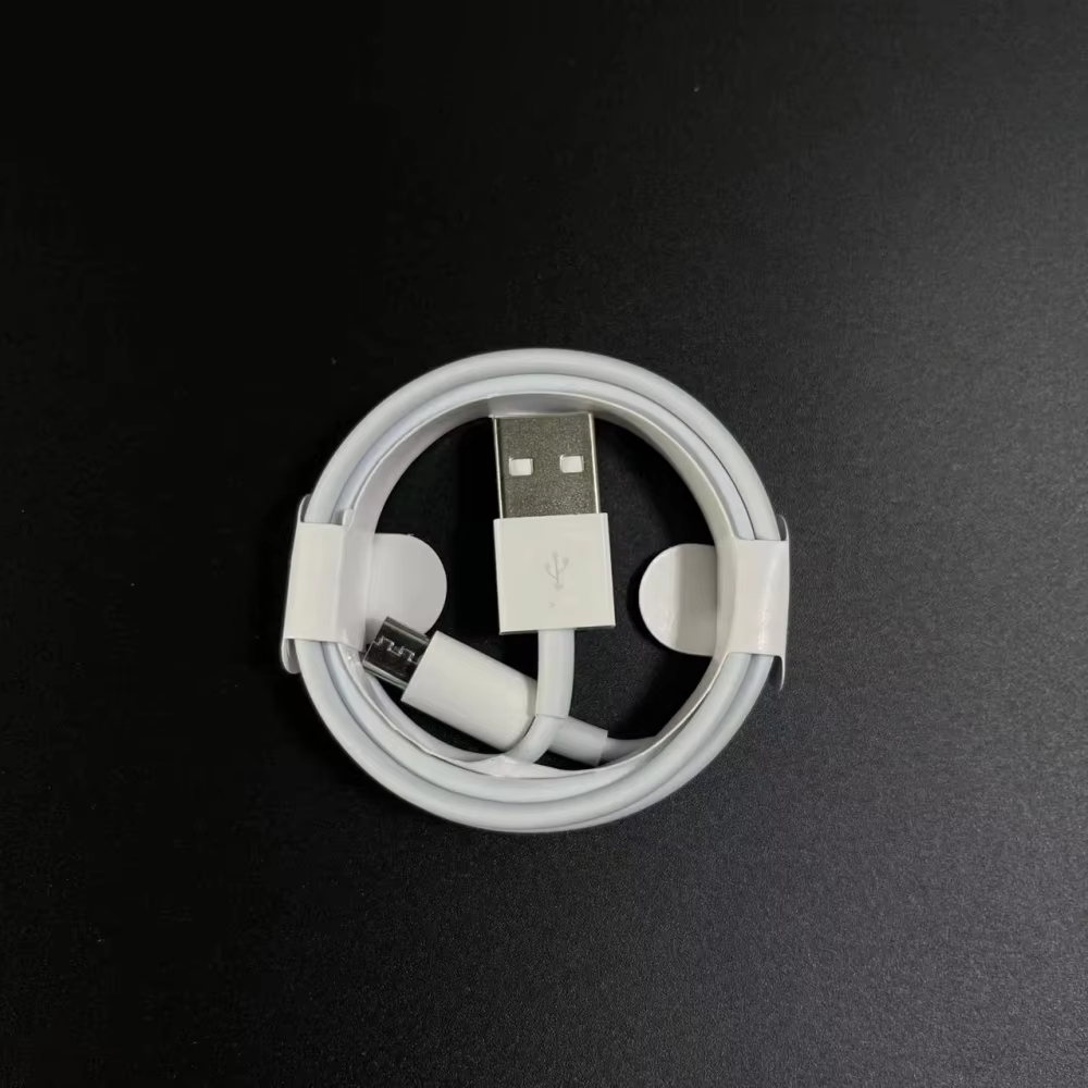 white micro usb cable