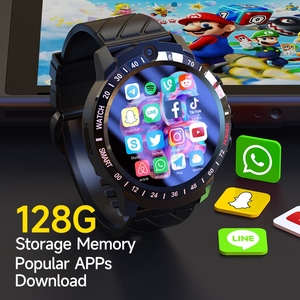 Reloj Inteligente con Teléfono Android, 1800mAh, 5 Millones de Píxeles, Cámara Dual, Pantalla Redonda HD de 1.6 Pulgadas 400*400, SIM 4G, Llamadas Full Netcom, <span class=keywords><strong>4</strong></span>+128GB - Product Image 3