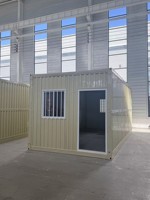 Panneau sandwich en acier pliable de 20 pieds Assemblage rapide Maisons préfabriquées légères Hangars de stockage Conteneur Entrepôt Magasin Bureau