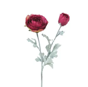 Atacado Reunindo Ranunculus Decoração Flor Visão Ranunculus Flores Flor De Seda Artificial