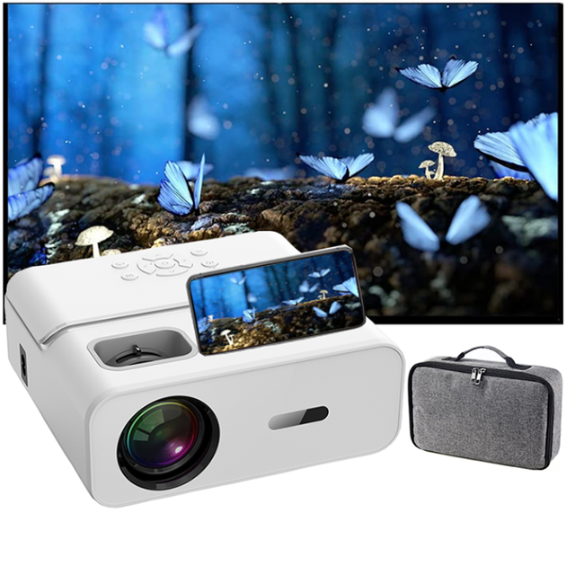 Home Theater WiFi 5G BT Projector FHD Native 1080P Portable Beamer 4K Supported with Screen Bag 3 in 1