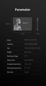 Hochleistungs-2, 5-Zoll-SATA3-Festplatte SSD 256GB Günstige interne für Laptop-Anwendungen - Product Image 5