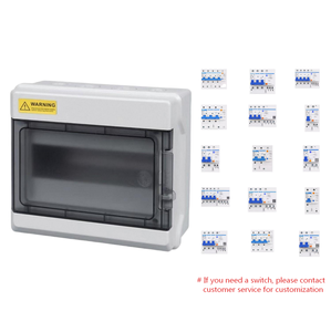 Boîtier de distribution étanche IP65 série HV personnalisé 9 voies, support OEM pour boîtier électrique de 4 à 36 voies - Product Image 1