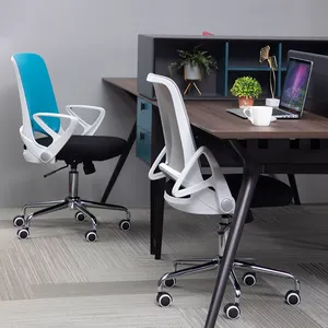 Silla de oficina de escritorio giratoria reclinable de fábrica con brazo abatible Silla de escritorio ergonómica Silla de estudio para adultos