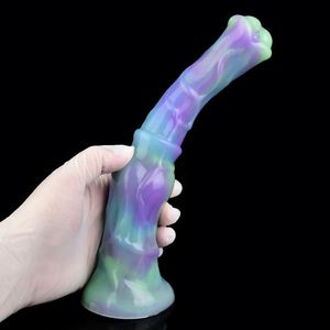 YOCY Enlargement Fantasy Lotus Color Penis Sleeve Extender Silicone <b>Dildo</b> Sex Toys for Male Artificial Rods - Product Image 4