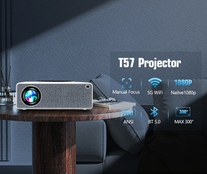 <span class=keywords><strong>Proyector</strong></span> de Alta Calidad <span class=keywords><strong>Full</strong></span> <span class=keywords><strong>HD</strong></span> <span class=keywords><strong>1080p</strong></span> <span class=keywords><strong>LED</strong></span> <span class=keywords><strong>Mini</strong></span> de Tiro Corto Android con <span class=keywords><strong>WiFi</strong></span> Integrado, Compatible con USB, Preparado para 4K y 3D, <span class=keywords><strong>550</strong></span> Lúmenes para el Hogar - Product Image 6
