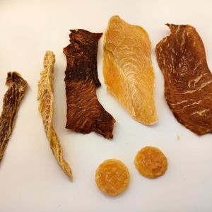 Snack <span class=keywords><strong>Natural</strong></span> Masticable, Tiras de Pechuga de Pollo Seca, Golosinas Deshidratadas para Mascotas, Golosinas para Gatos, Pollo Seco, Golosinas para Perros - Product Image 5