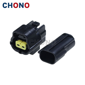 <span class=keywords><strong>CHONO</strong></span> Tyco AMP 2 vías hembra Econoseal serie Sensor de temperatura de aire de admisión carcasa de nailon 174352-2 conector para vehículo Mazda RX7 FD - Product Image 2
