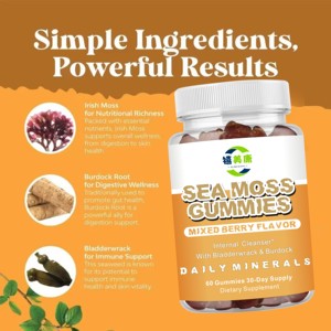 <strong>Sea</strong> <strong>Moss</strong> Gummies Organic Burdock Root Gummies <strong>Sea</strong> <strong>Moss</strong> and Bladder Wrack Gummies <strong>Sea</strong> <strong>Moss</strong> Raw Supplement - Product Image 3