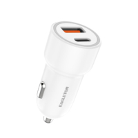 Chargeur de voyage portable rapide USB avec LED 38W, ensemble de chargeurs de voiture avec câble de type C, chargeurs de téléphone de voiture rapides