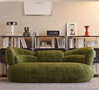 Canapé-lit sectionnel inclinable Chesterfield moderne en tissu et bois, design papillon, pour salon, chambre et appartement