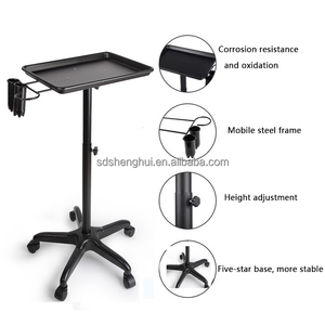 Carrito de Peluquería Metálico para Salón de Belleza, Herramientas de Spa, Bandeja de Aluminio Ajustable, Venta al Por Mayor - Product Image 5