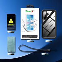 SHELLBOX PC TPU 360 °   Étui de protection entièrement scellé anti-chute, anti-poussière, étanche IP68 pour Samsung A17 A26 A16 A35 A25 5G